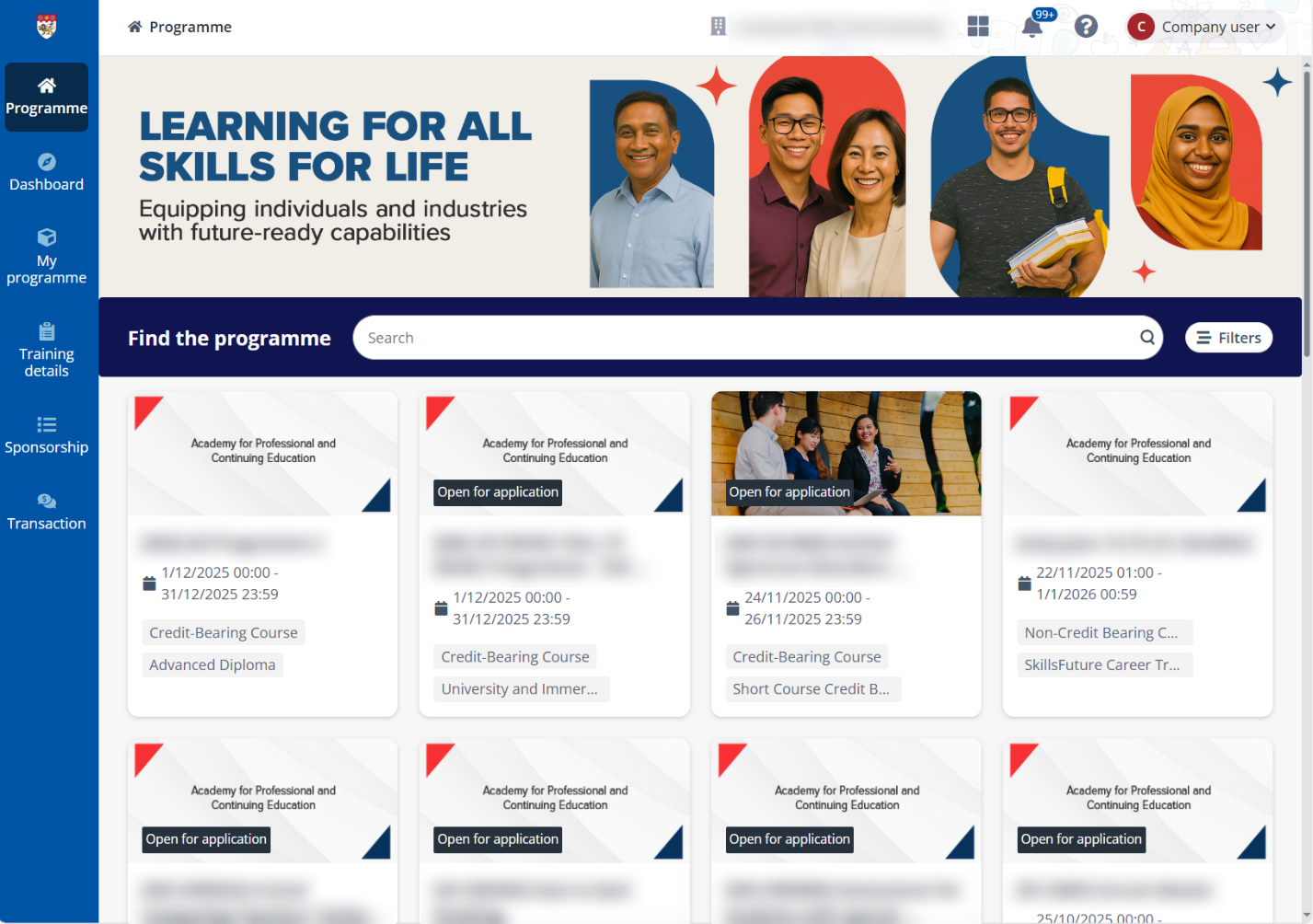 TMS Company portal. TMS Company portal.